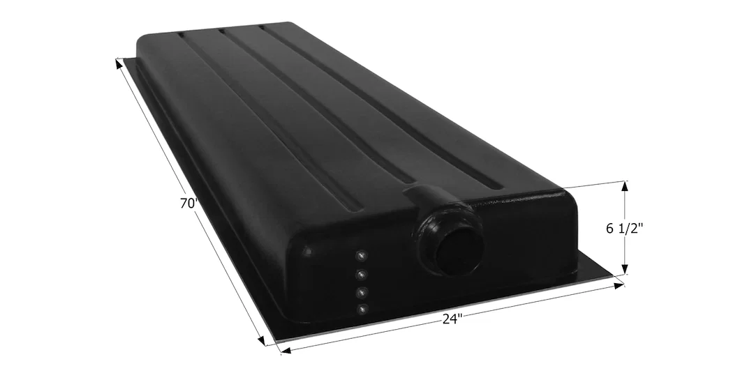 12425 – ICON Waste Holding Tank, Can Be Used For Black Or Gray Water 28 Gallon Capacity 70 Inch Length x 24 Inch Widt...
